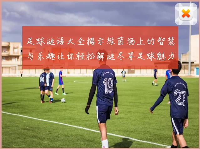 足球谜语大全揭示绿茵场上的智慧与乐趣让你轻松解谜尽享足球魅力